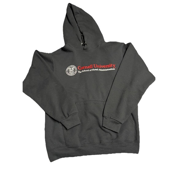 Jerzees Other - Cornell University Hoodie Black Mens Medium School of Hotel Administration